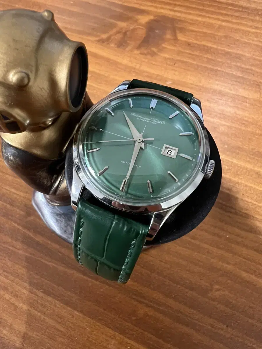 iwc 빈티지 36mm 그린 오토매틱